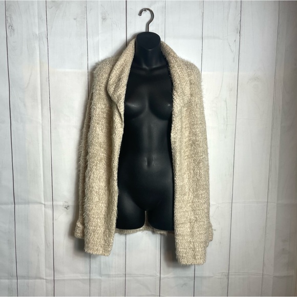 TOBI Oversized so SOFT Long Fuzzy Cover Up Sweater Small Cardigan Teddy - Picture 4 of 9